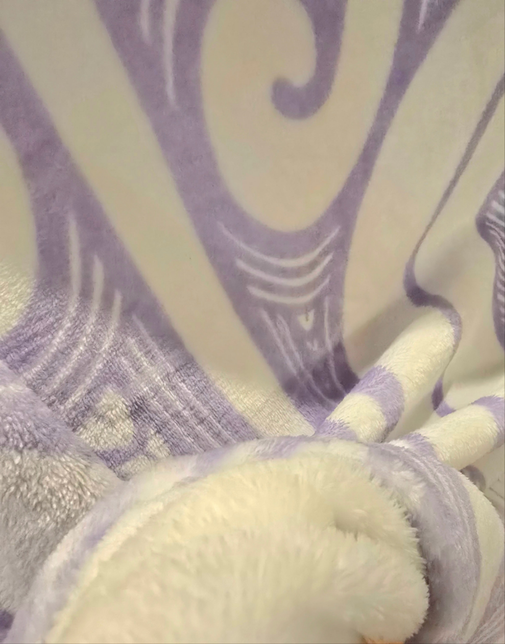 Maori Baby Blanket - Moemoeā (Dream) Purple